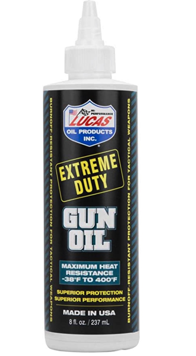 LUCAS EXTREME DUTY GUN OIL & CLP DISPLAY (4) EXTREME DUTY 11 0Z (8) EXT